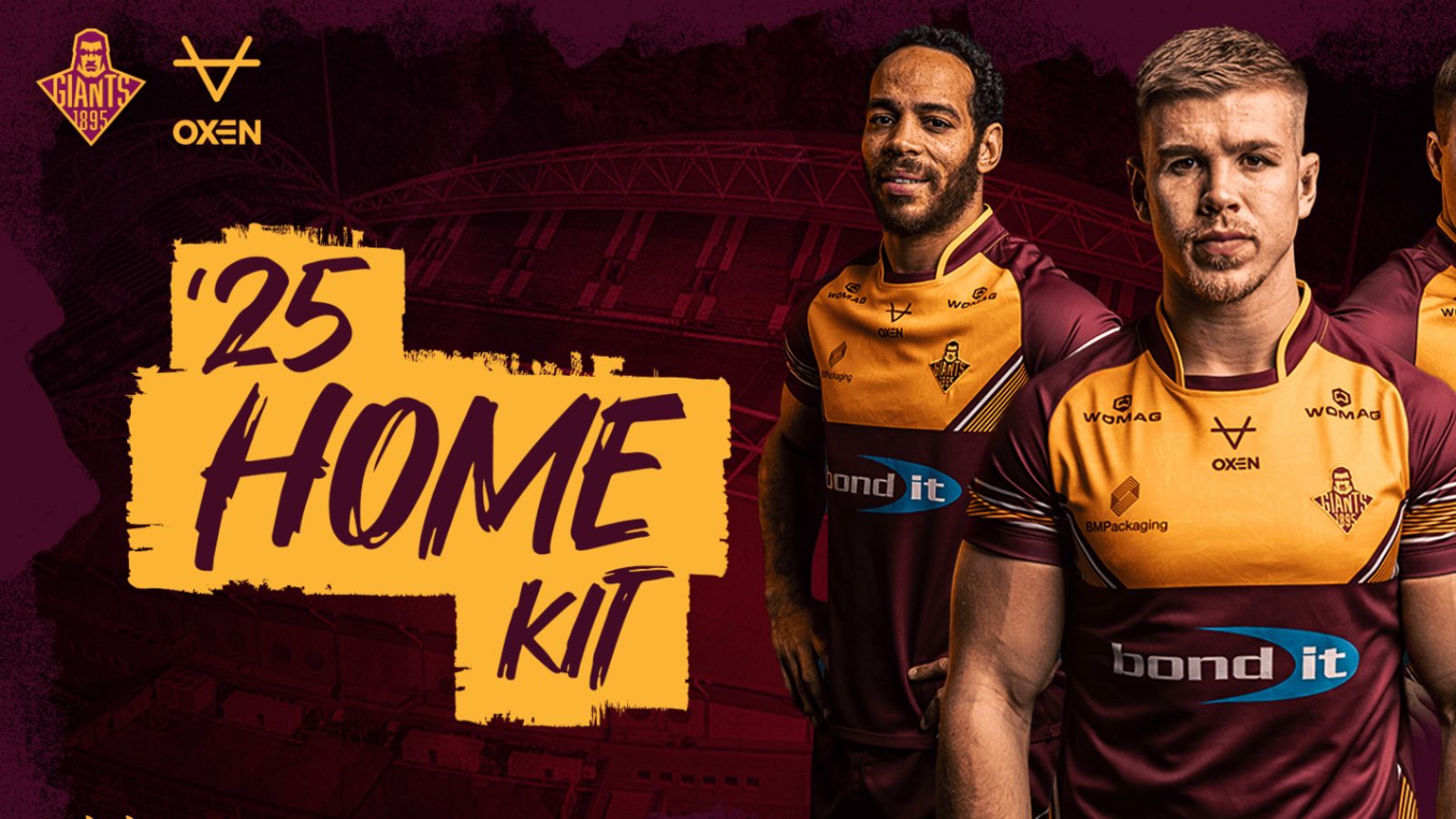 Huddersfield Giants 2025 home shirt