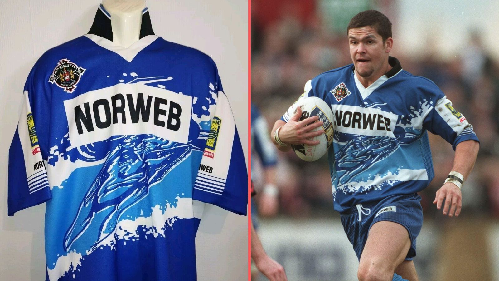 Wigan 1997 away kit