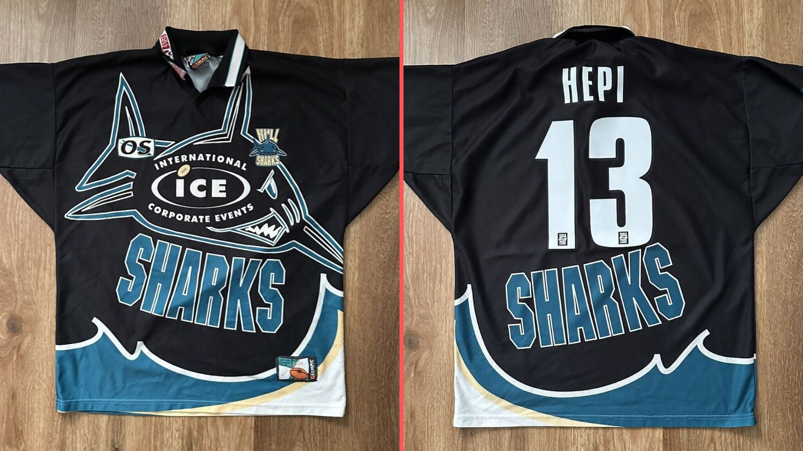 Hull Sharks' 1998 shirt