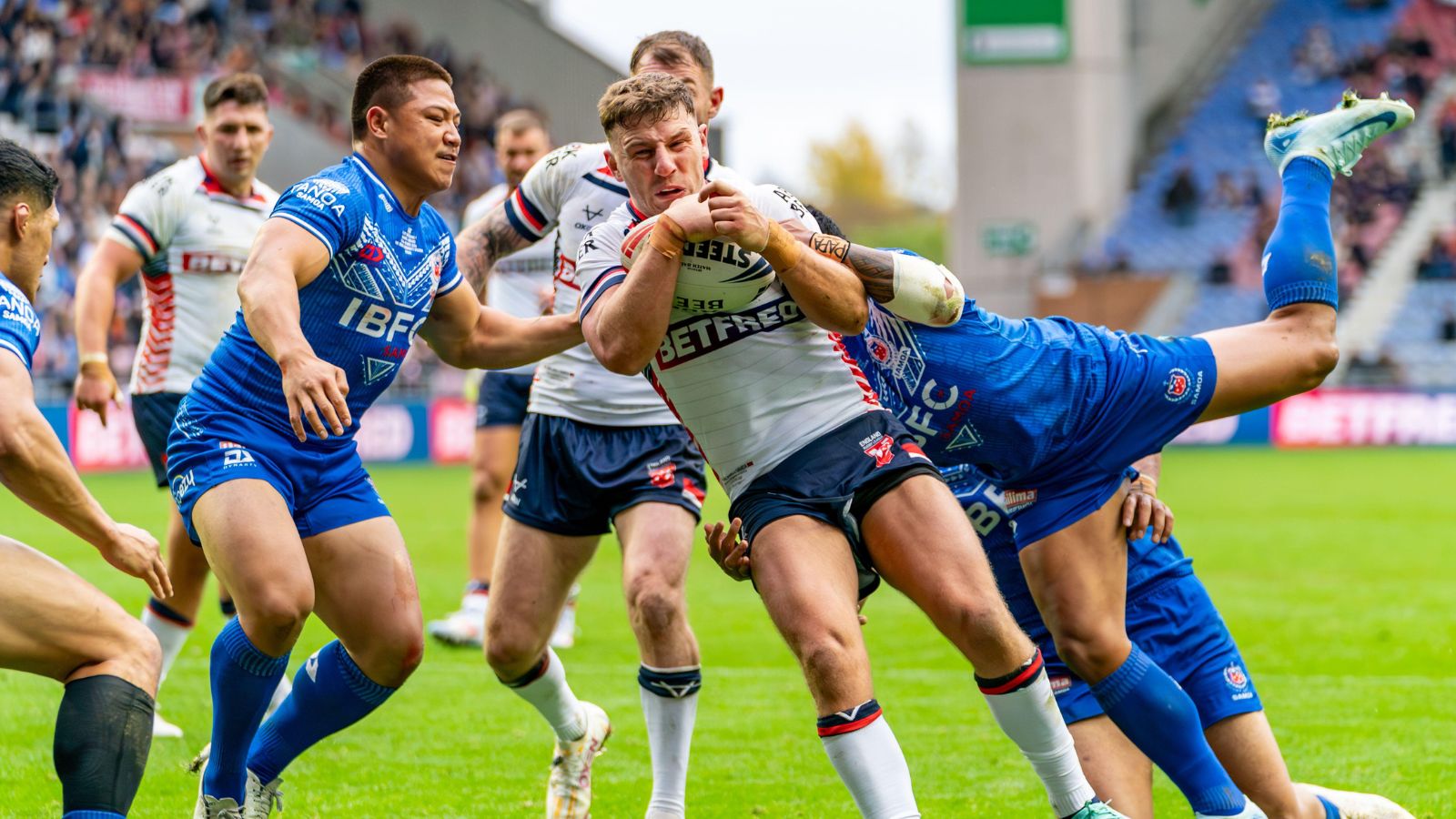 England rugby league's first Test v Samoa draws huge viewing figures