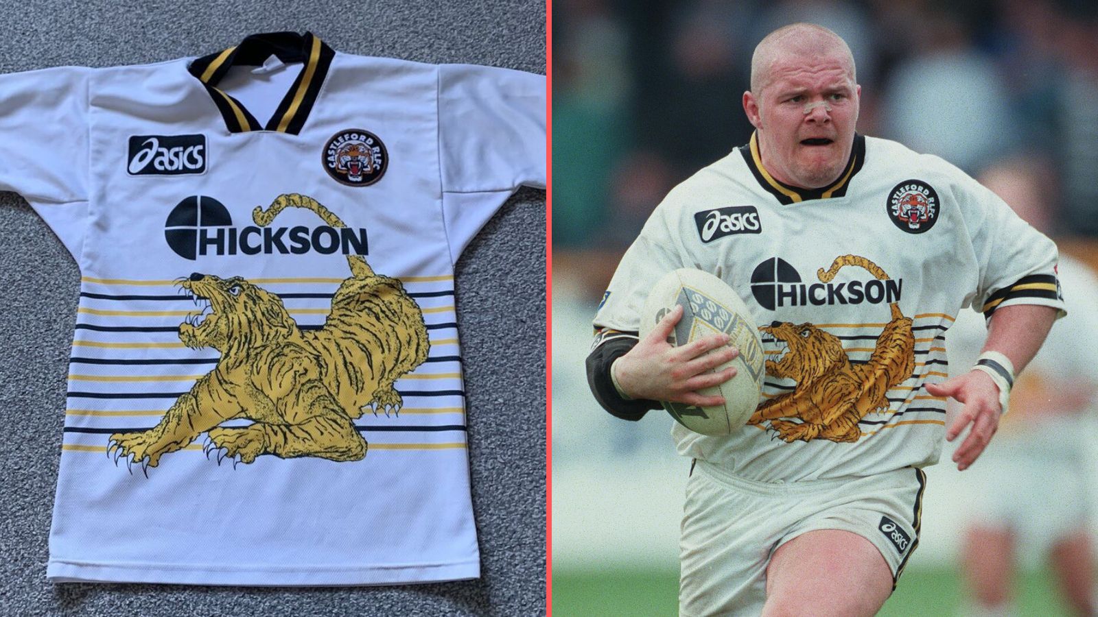 Castleford tigers' 1997 away kit