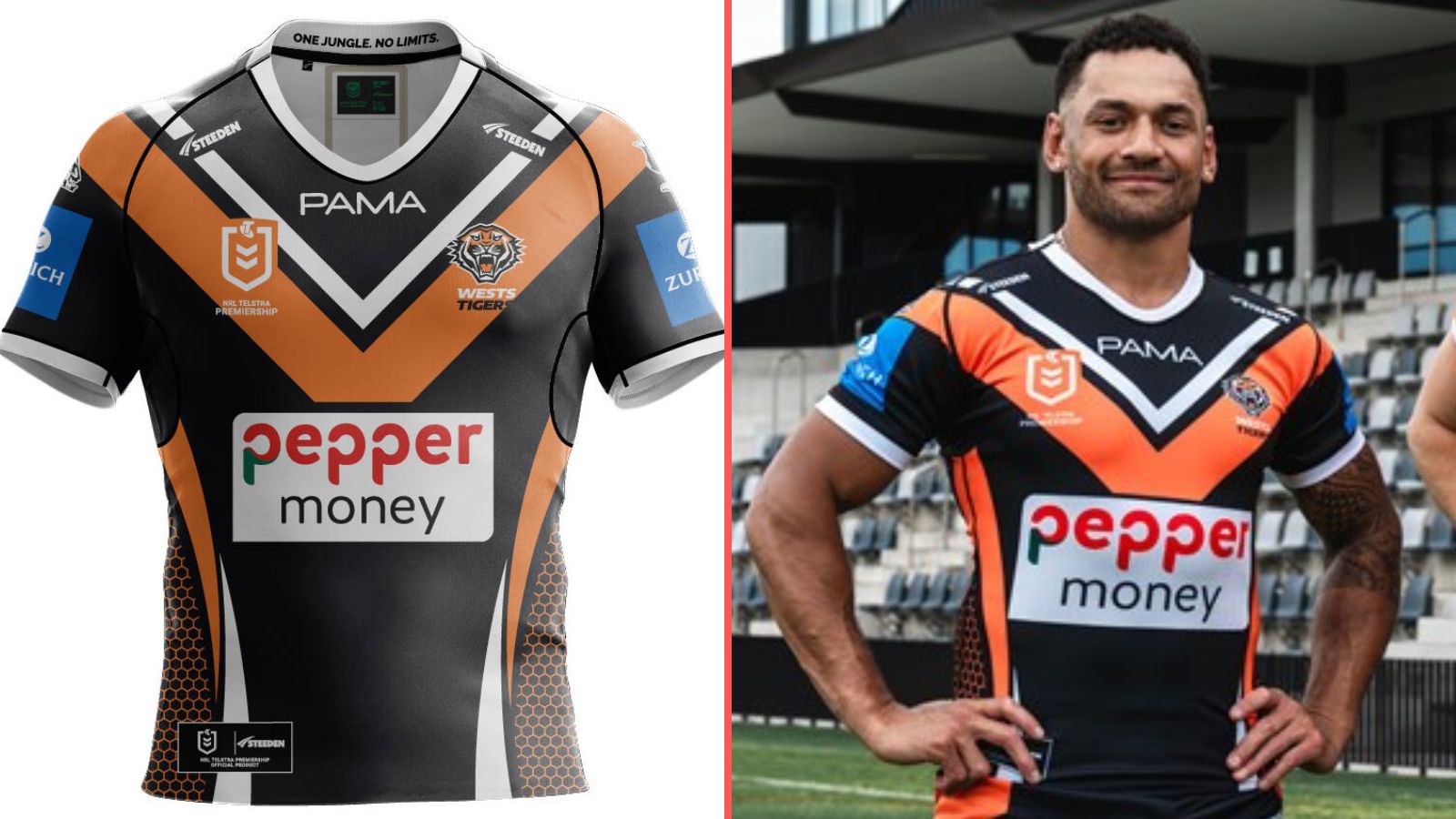 Wests Tigers' 2025 home kit