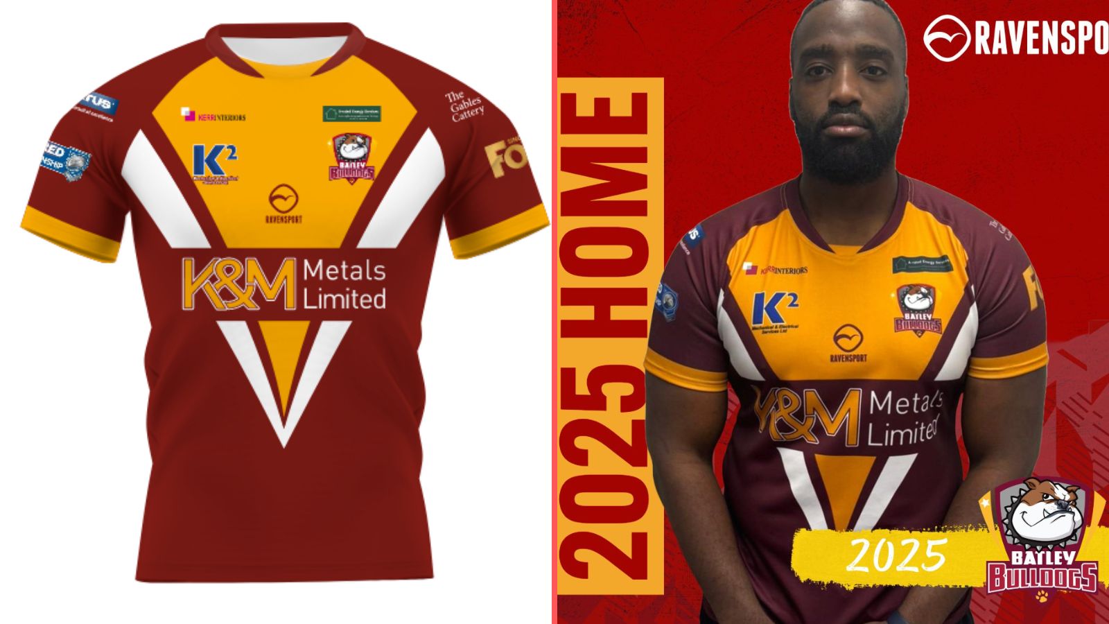 Batley Bulldogs' 2025 home kit