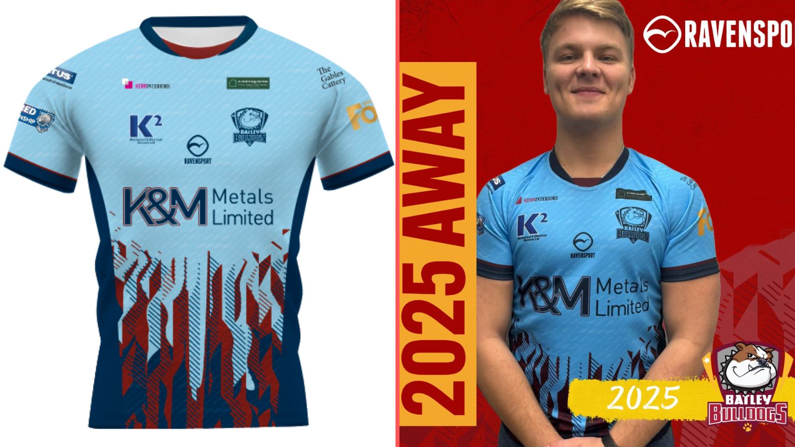 Batley Bulldogs' 2025 away kit