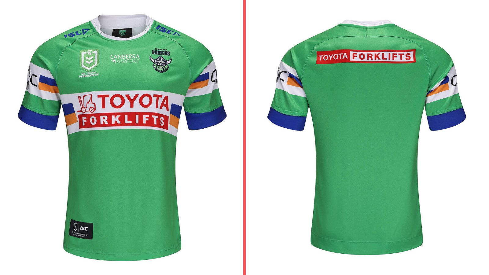 Canberra Raiders' 2025 home kit