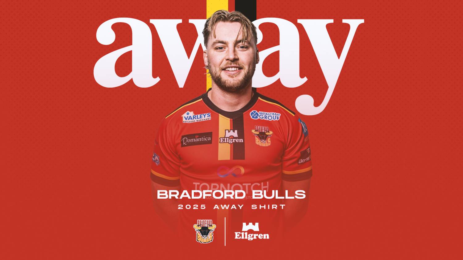 Bradford Bulls 2025 away shirt