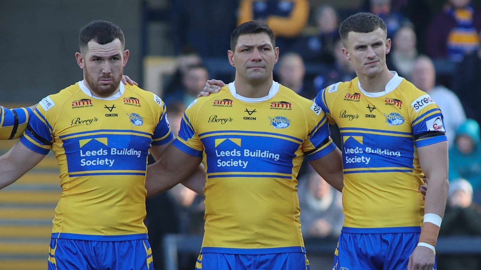 Cameron Smith Ryan Hall Ash Handley Leeds Rhinos Alamy