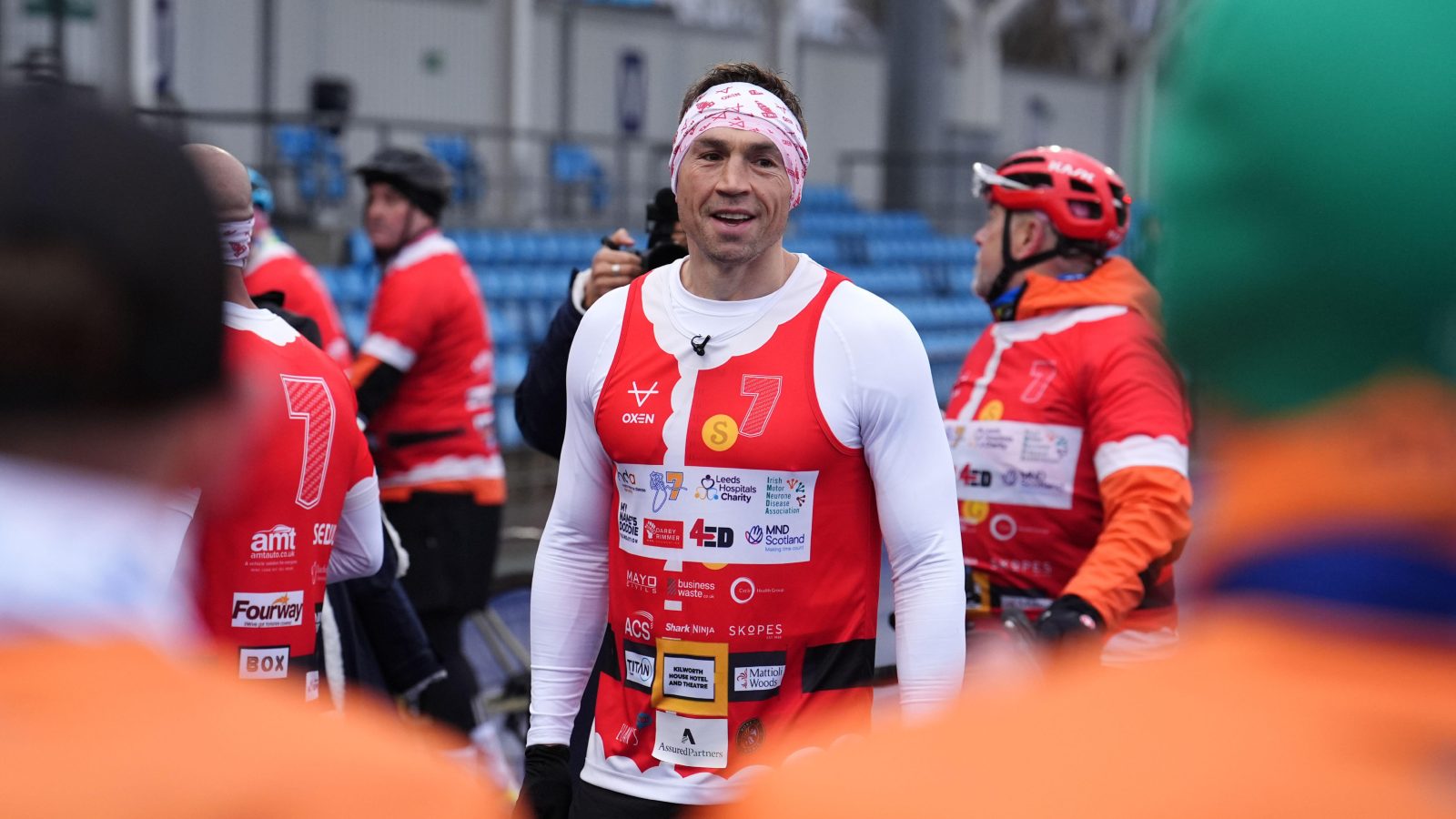 Kevin Sinfield Running Home for Christmas Alamy