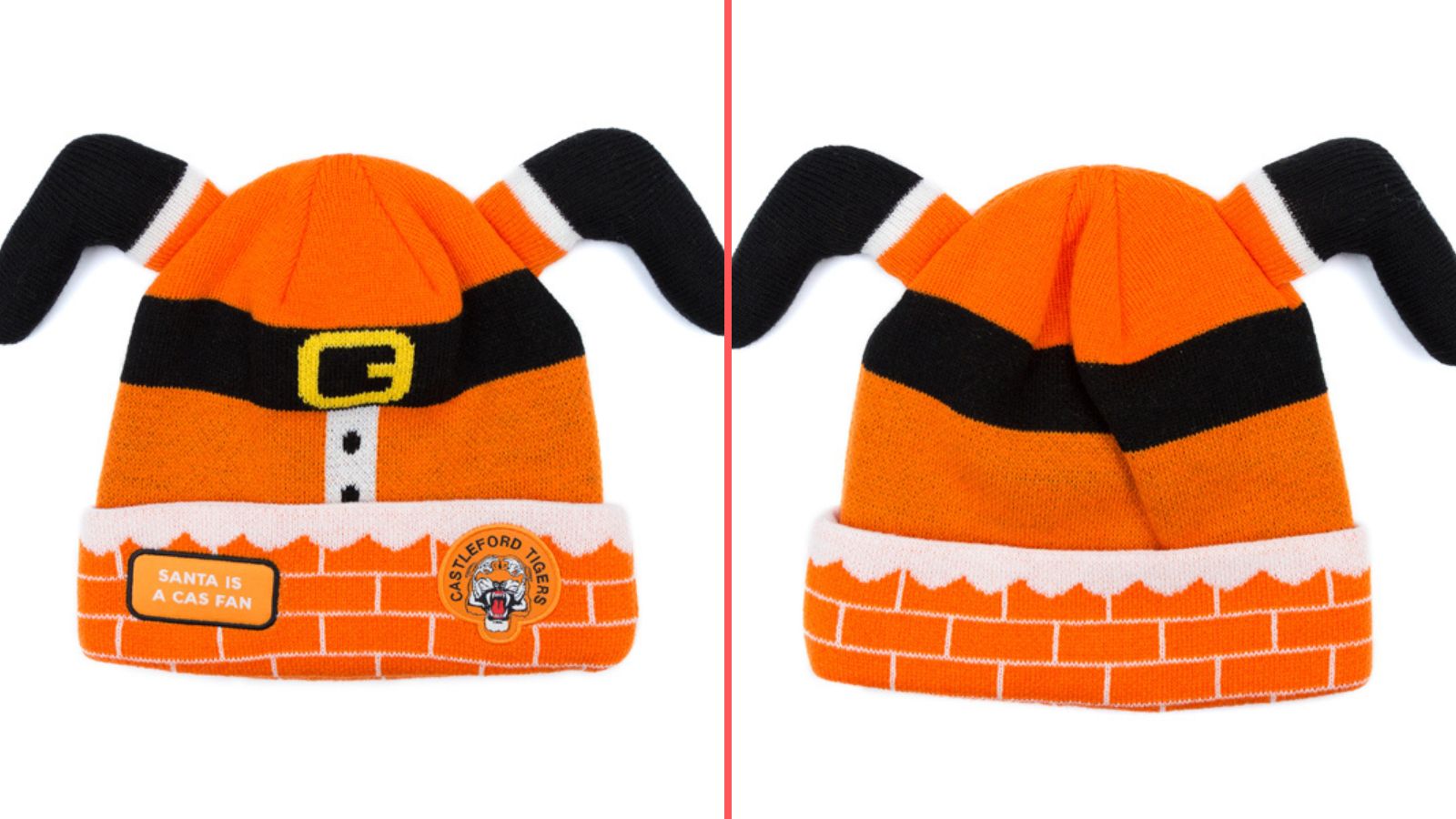 Castleford Tigers Christmas hat