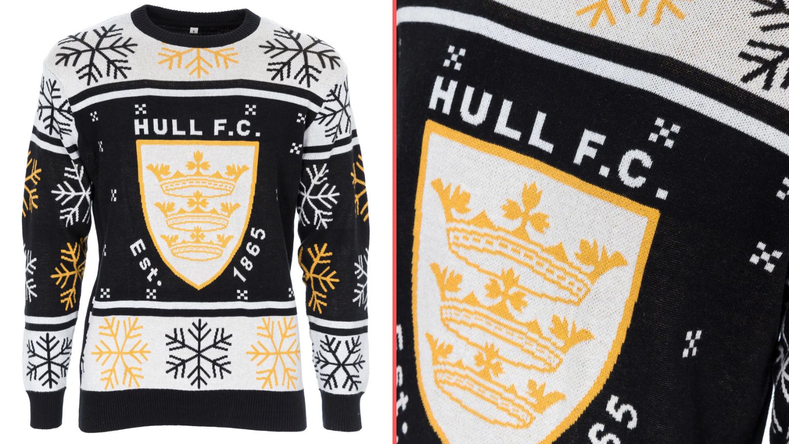 Hull FC's kids Christmas jumper