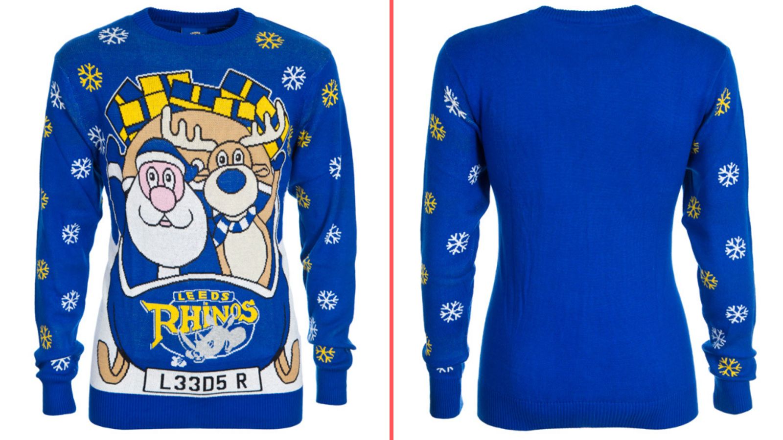 Leeds Rhinos' Christmas jumper