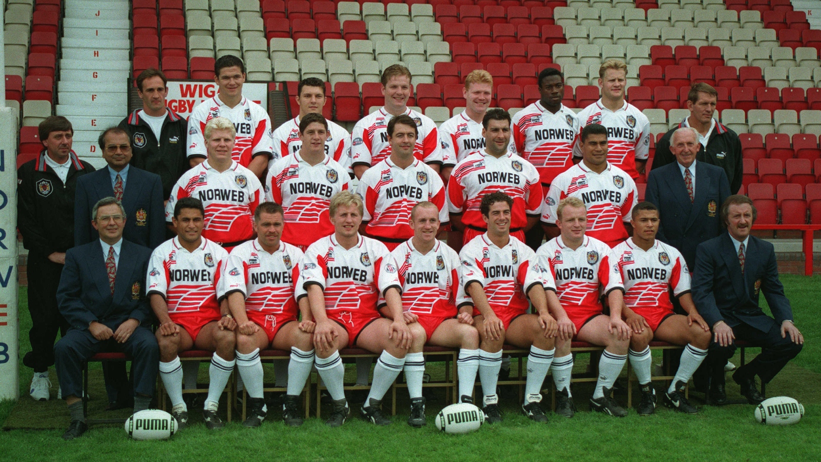 Wigan Warriors Martin Offiah 1994 Alamy